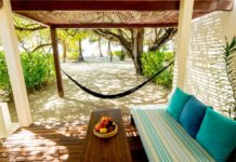Holiday Inn Resort Kandooma Maldives - Garden View Villa outdoor seating area (image courtesy of IHG)